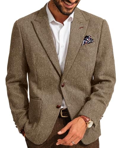 Brown Tweed Blazer