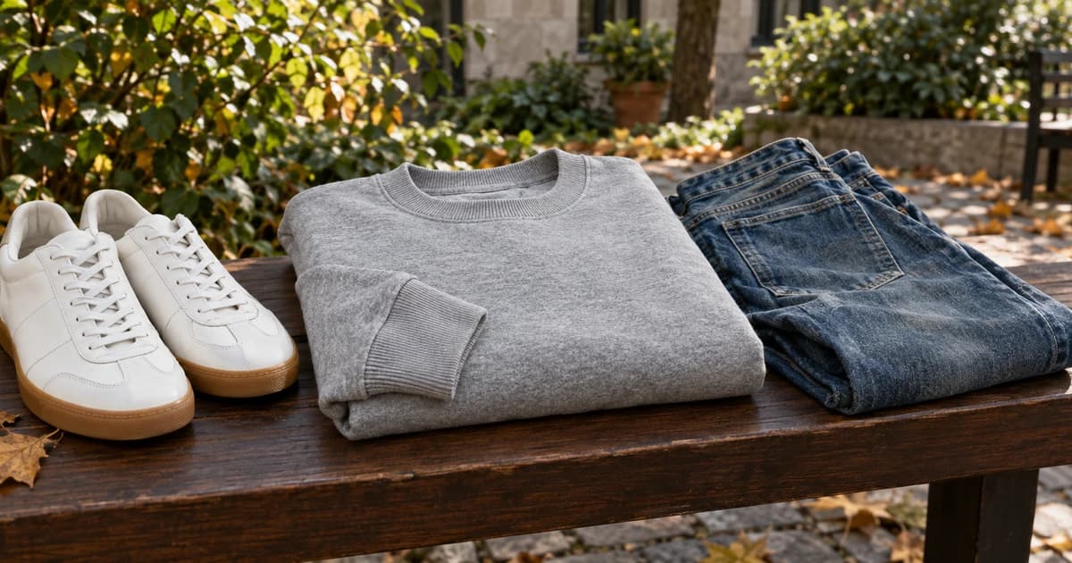 One Item, Three Looks: The Gray Crewneck Sweatshirt