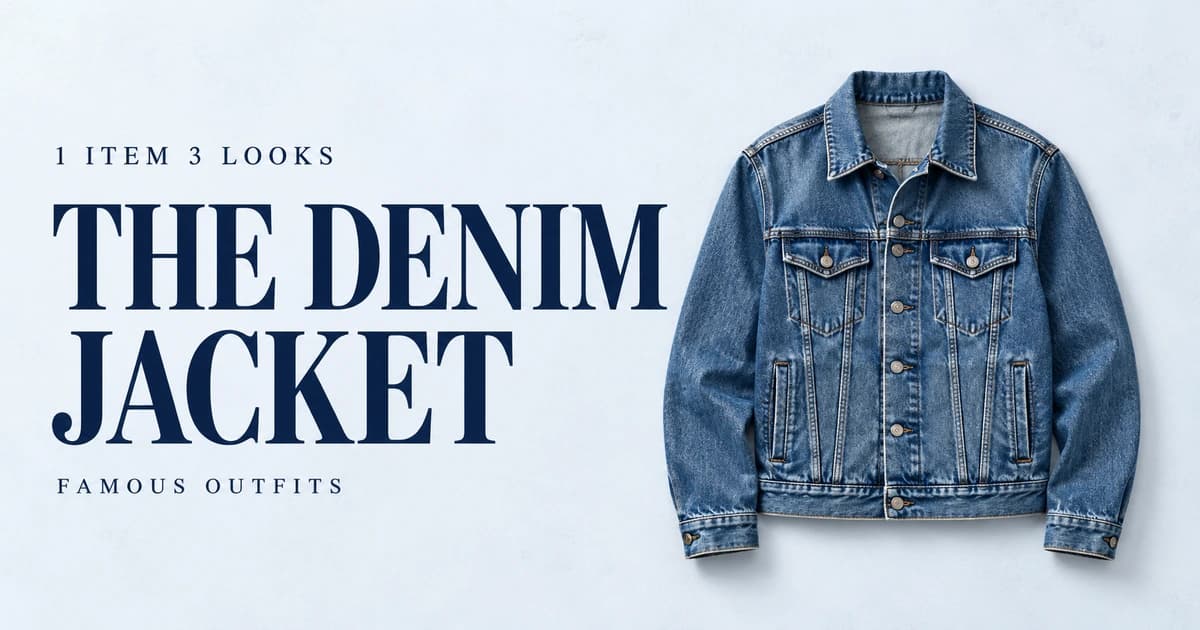 How to Wear a Denim Jacket: 3 Outfit Ideas for Men