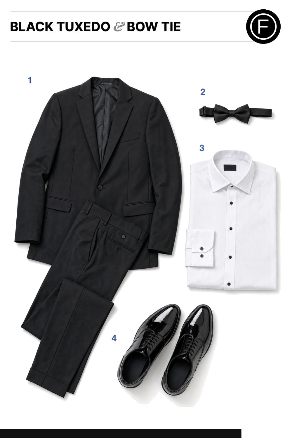 Eddie Redmayne’s Black Tuxedo & Bow Tie Outfit