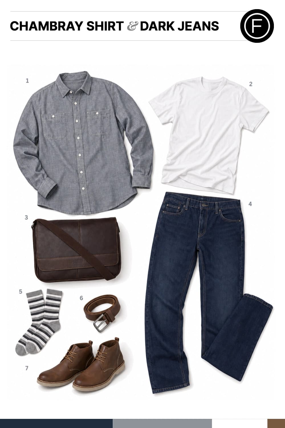 Elijah Wood’s Chambray Shirt & Dark Jeans Outfit