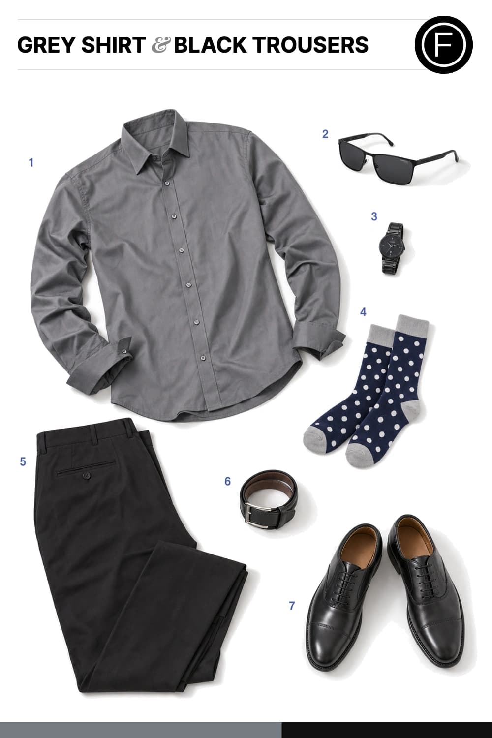 Hugh Jackman’s Grey Shirt & Black Trousers Outfit