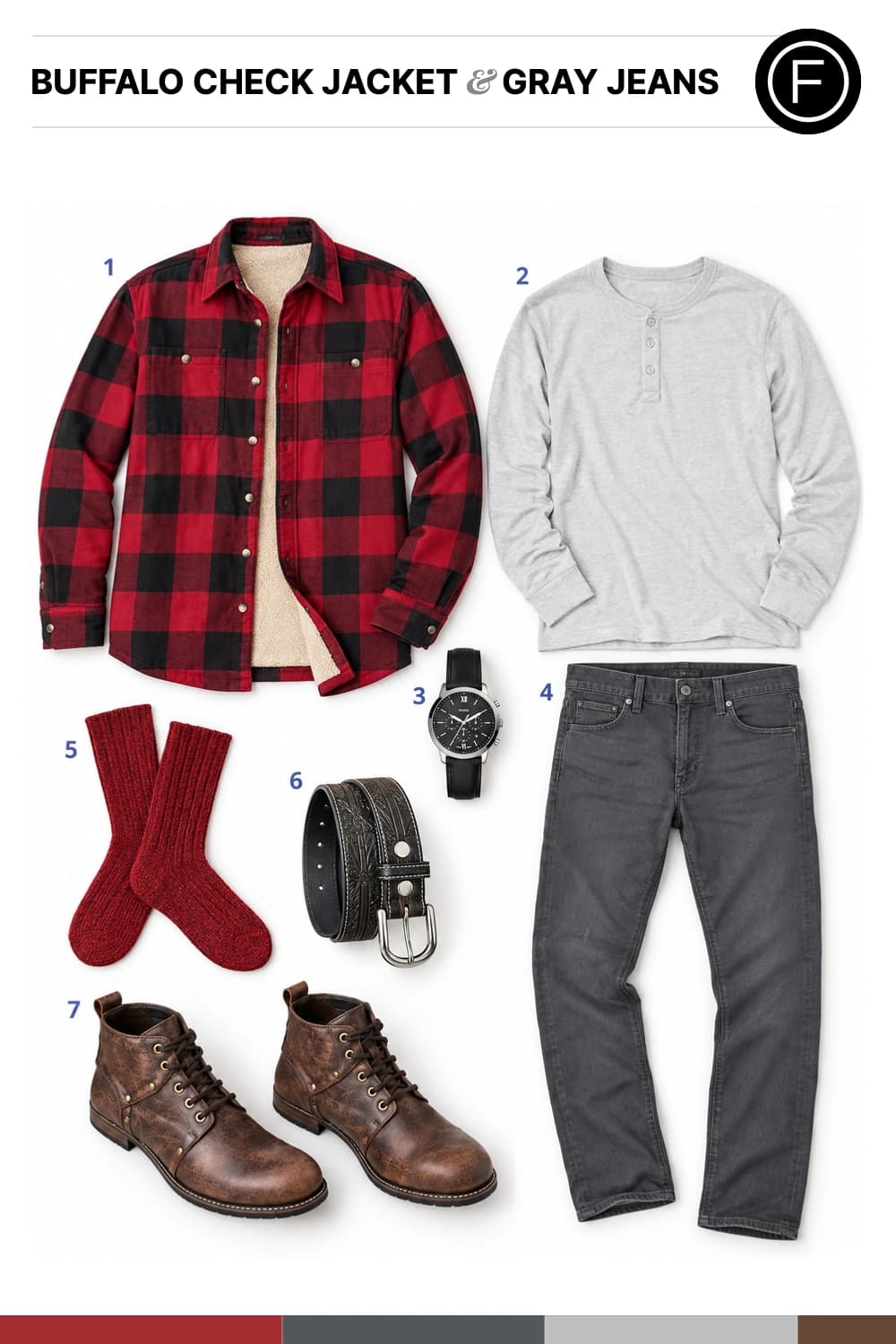 Ryan Gosling’s Buffalo Check Jacket & Gray Jeans Outfit