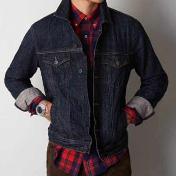 AEO Dark Denim Jacket