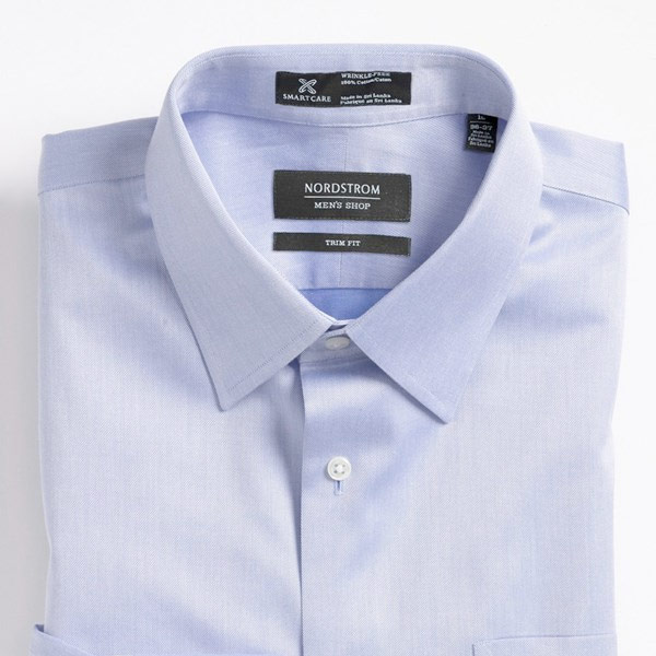 Trim Fit Twill Dress Shirt