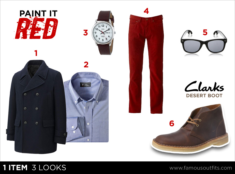 Clarks Desert Boot - Paint It Red