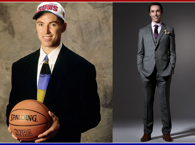 Steve Nash Suit Evolution