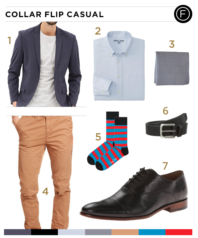 Eddie Redmayne’s Collar Flip Casual