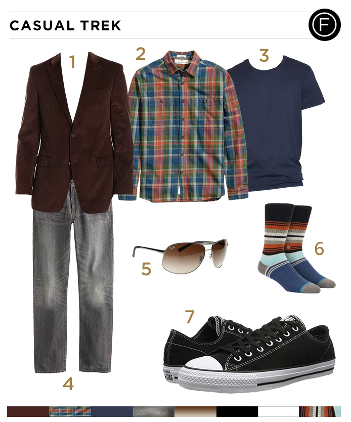 Chris Pine’s Casual Look