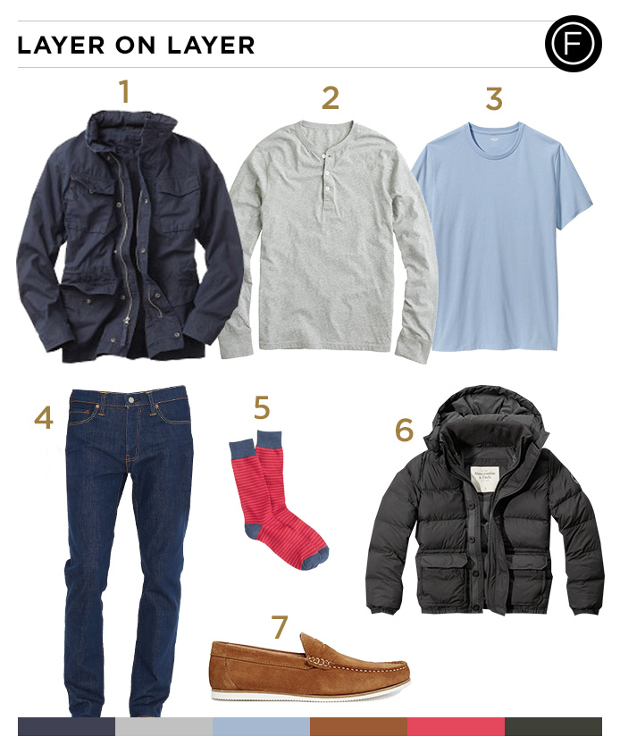 Chace Crawford’s Layer on Layer Look