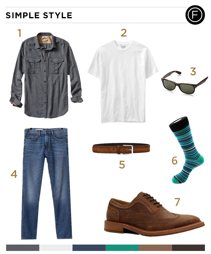 David Beckham’s Simple Style