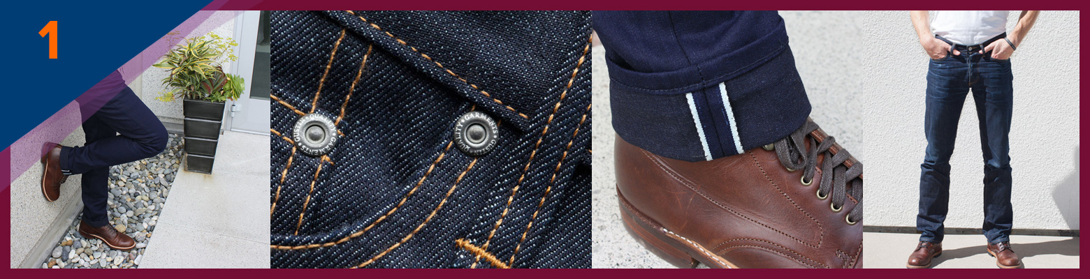 Gustin Cone BlueXBlack Denim